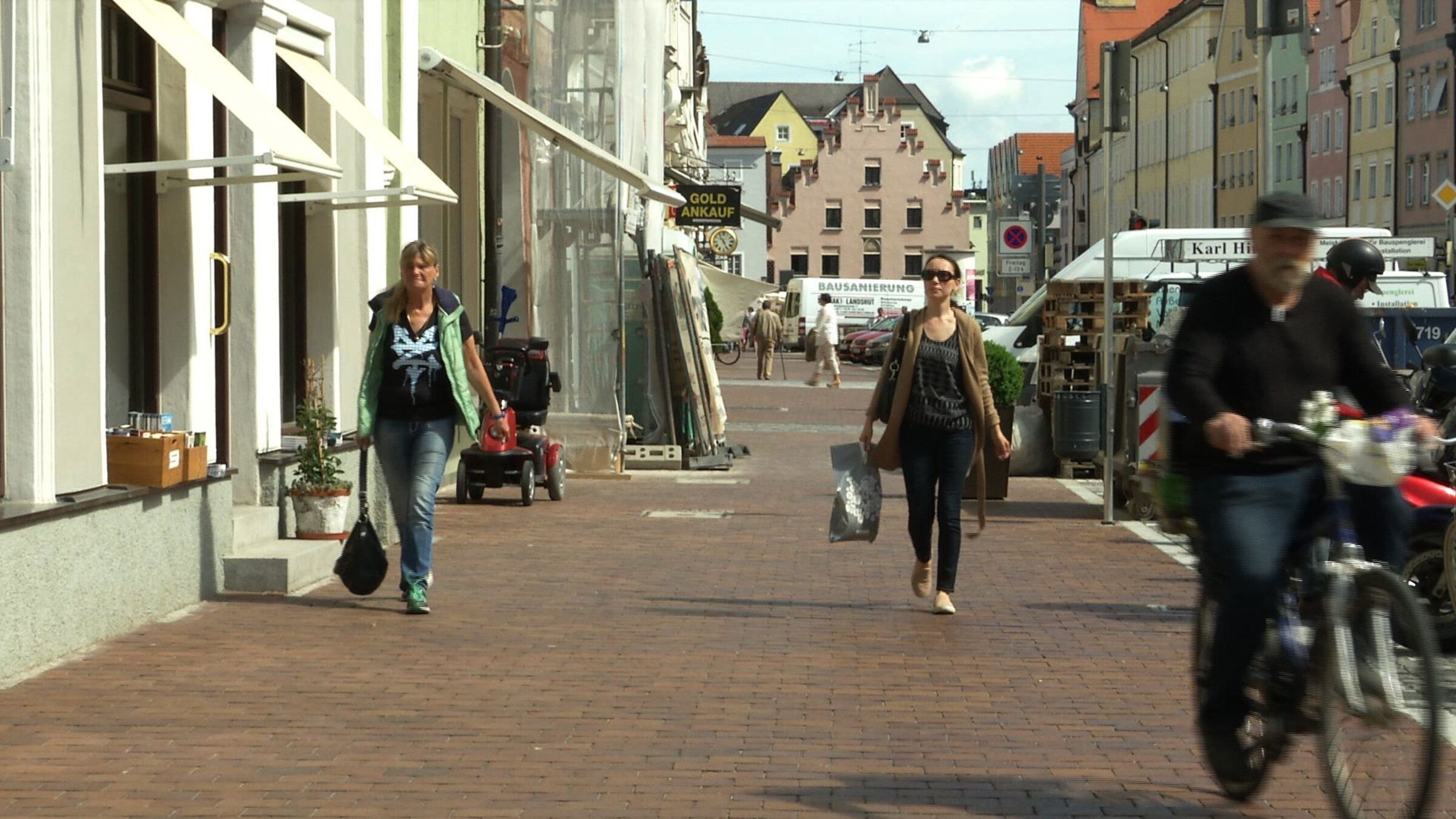 Neugestaltung der Neustadt Niederbayern TV Landshut